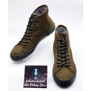 Frye Men's Olive Wool Rubber High-Top Ludlow Fashion Shoes Size 13 385